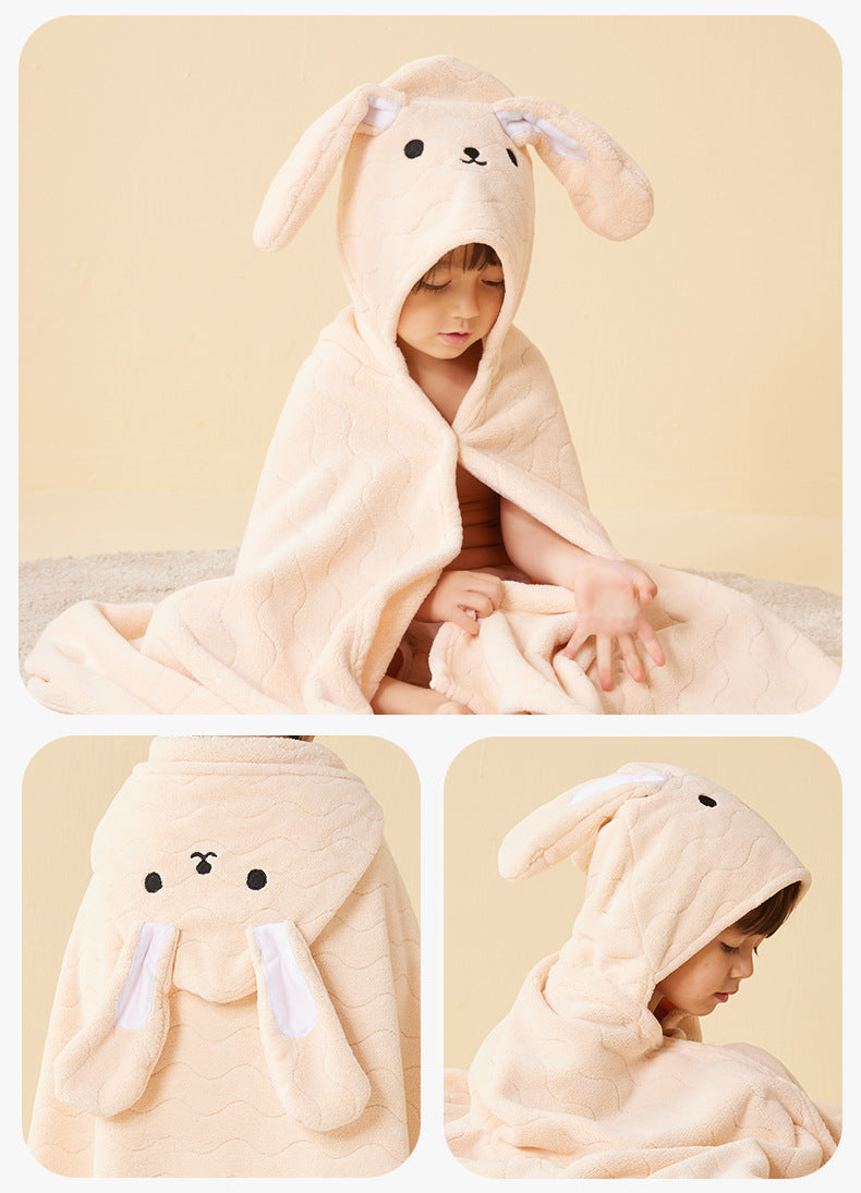 Whimsy Wrap Animal Hooded Bath Towel Berriscent