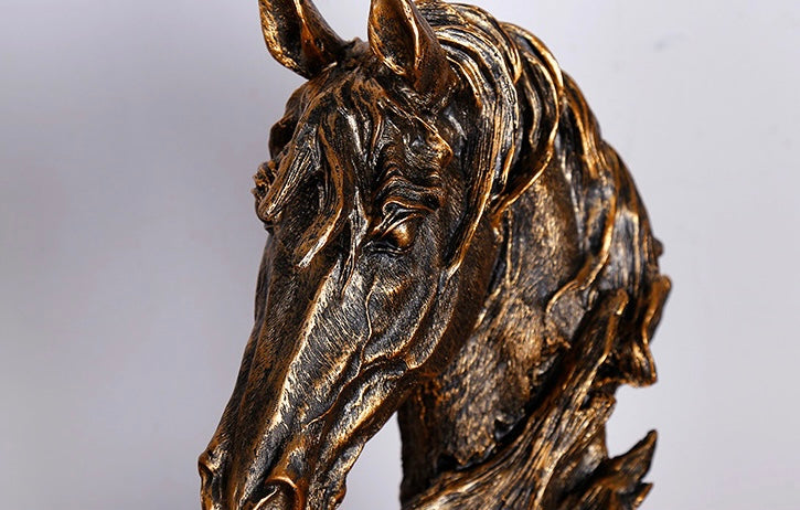Ethereal Stallion Bust – Decorative Sculpture