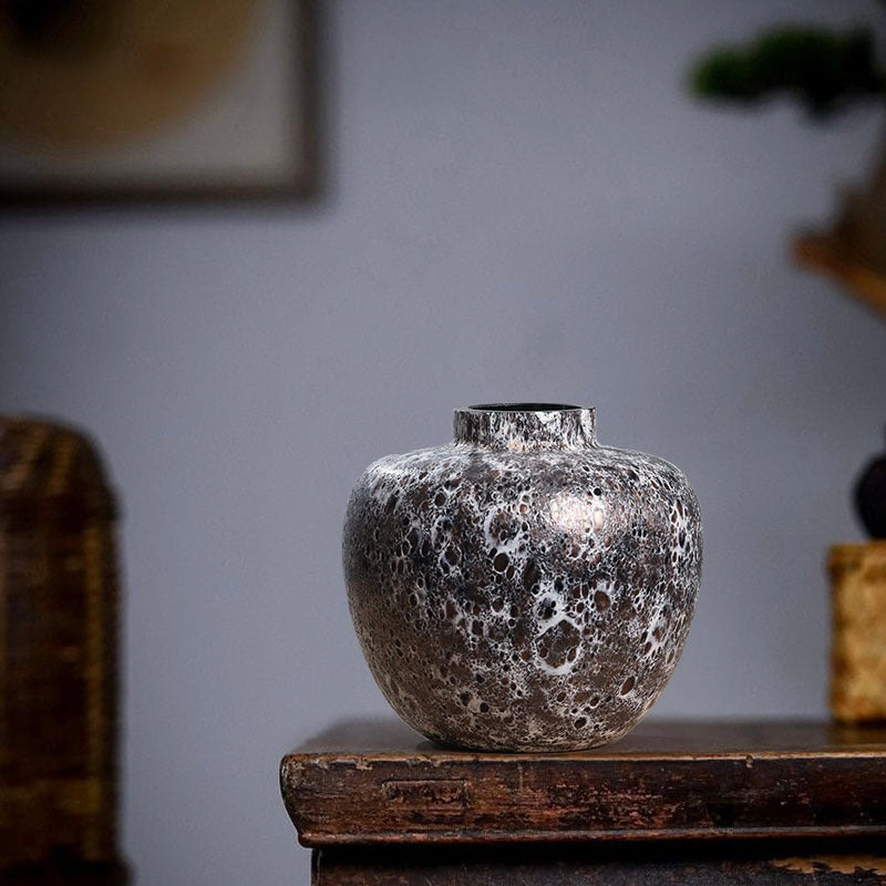 Lunar Stone Art Glass Vase Berriscent