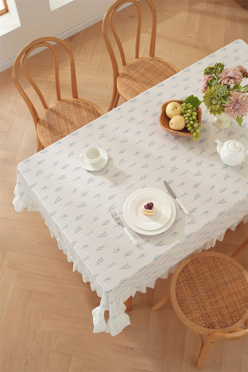 Cottage Bloom Cotton Tablecloth Berriscent