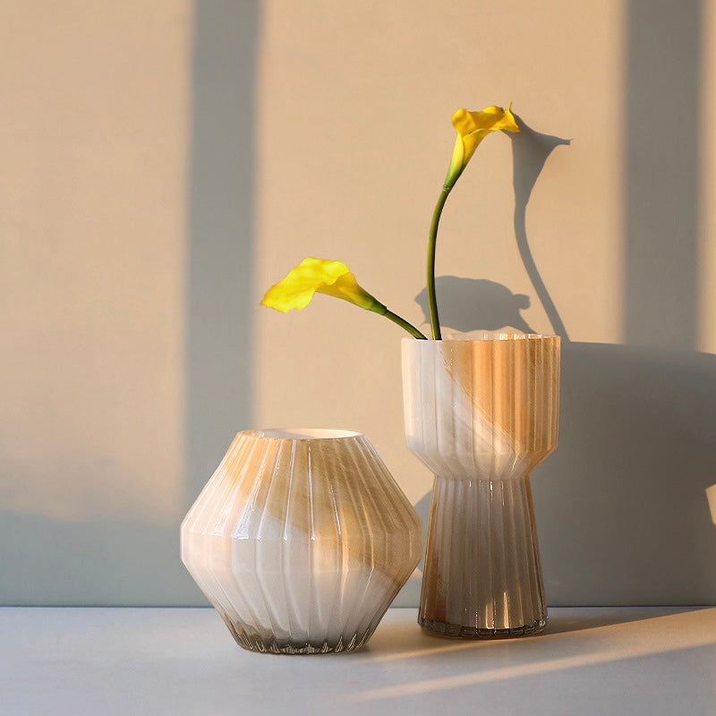 Sandy Marble Glass Vase Berriscent