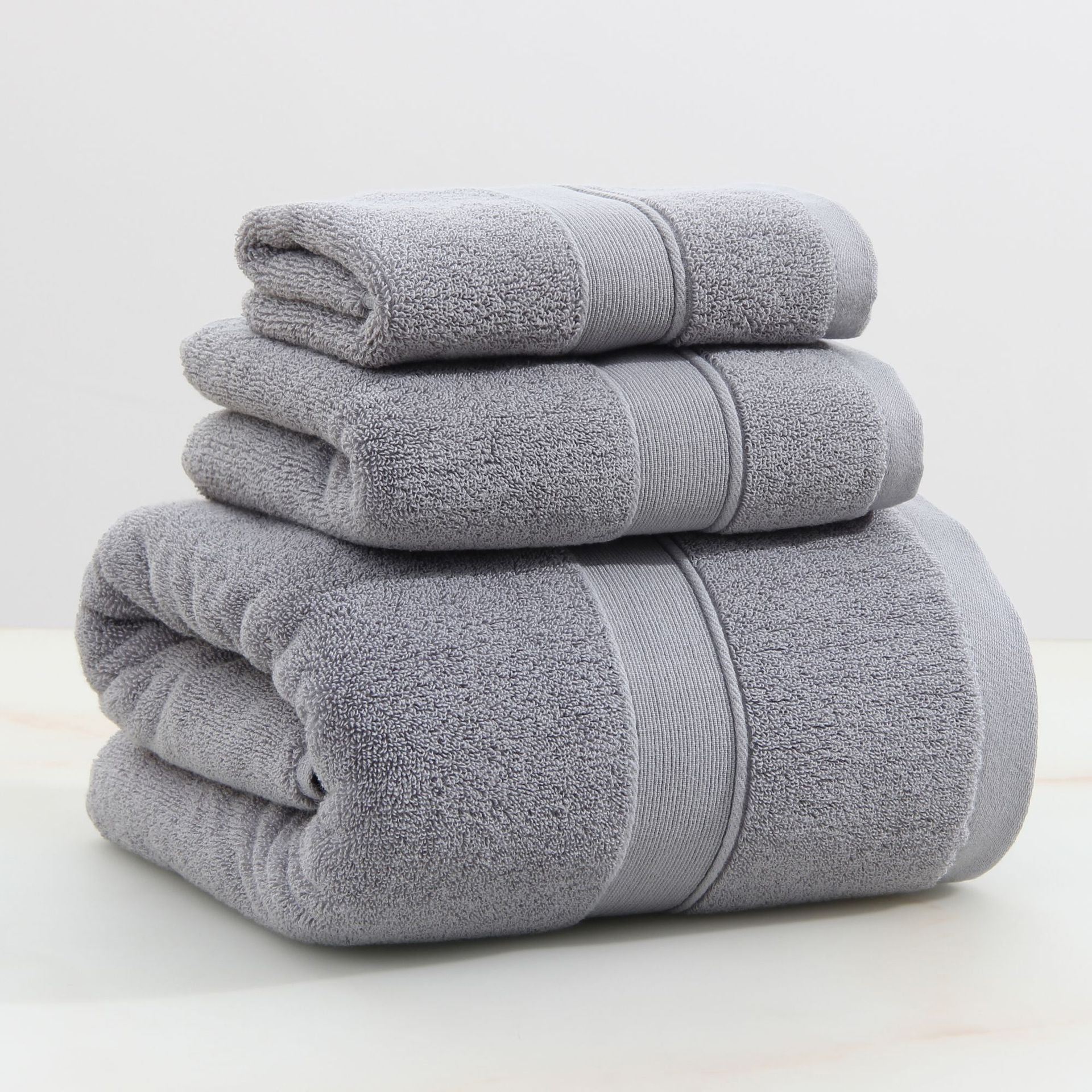 Luxury Combed Cotton Bath Towel Set – 500g Thick Plush Comfort Berriscent