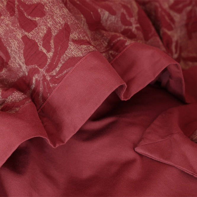 Imperial Bloom Pure Cotton High-End Bedding Set Berriscent