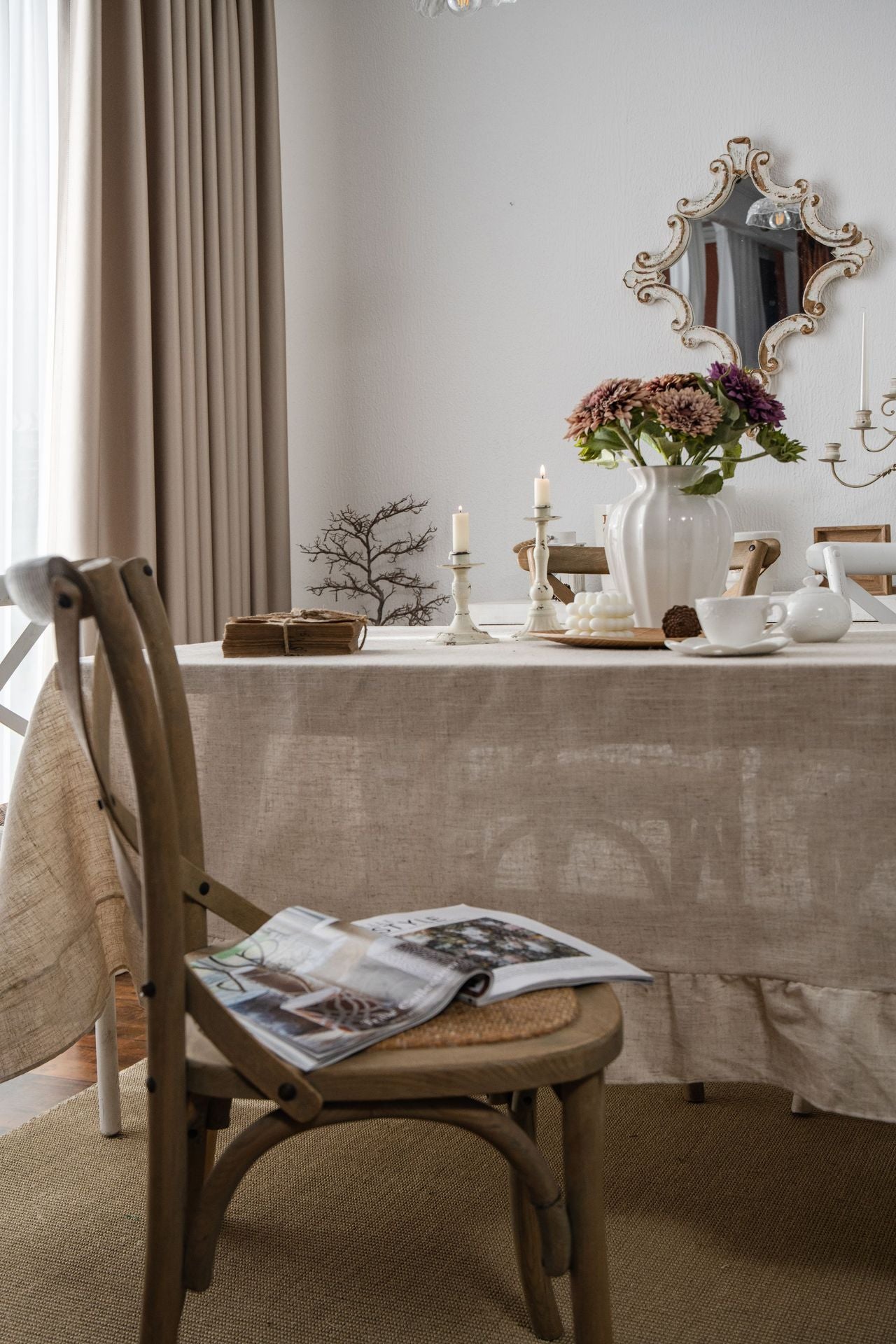 Rustic Harmony Tablecloth Collection Berriscent