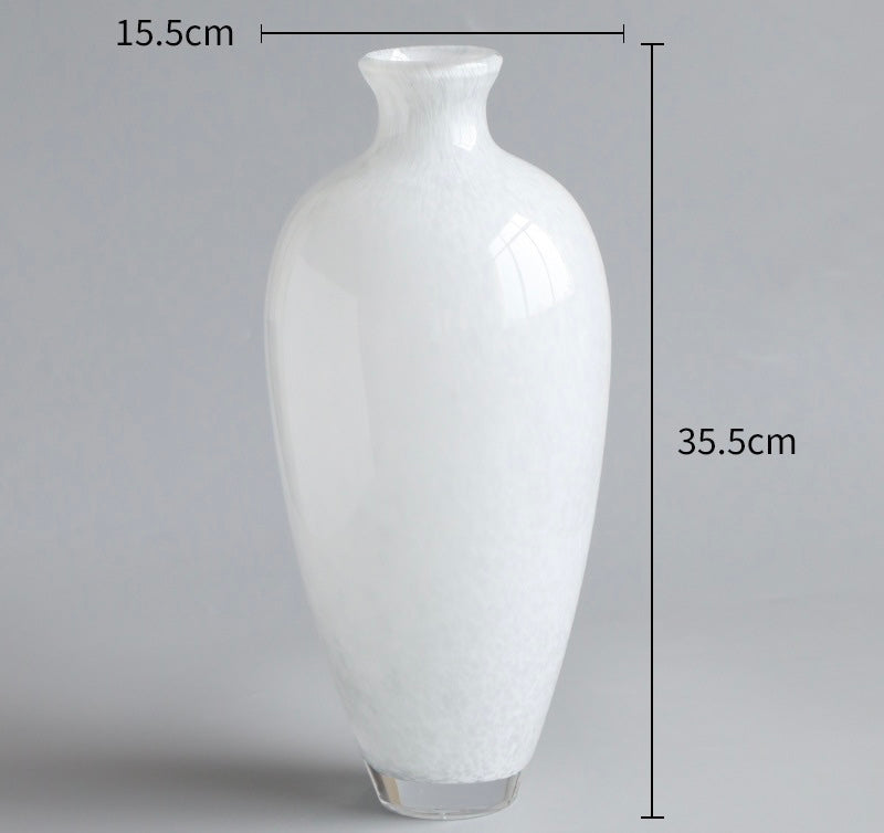 Aurora Frost Glass Vase Collection Berriscent