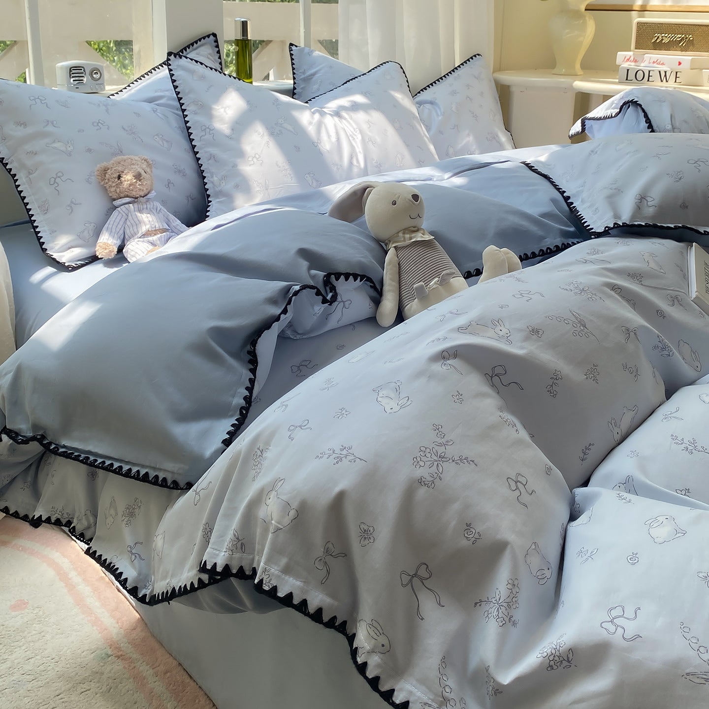Playful Countryside Bedding Set (4-Piece Pure Cotton Set) Berriscent