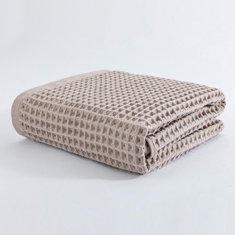 Waffle Weave Cotton Bath Towel Berriscent