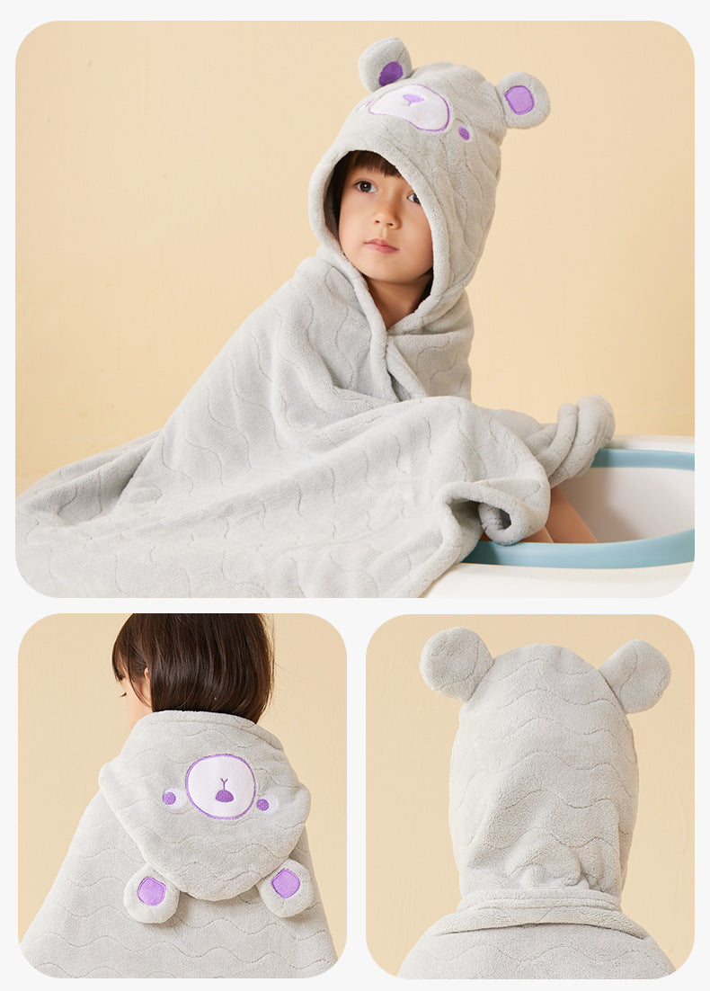 Whimsy Wrap Animal Hooded Bath Towel Berriscent