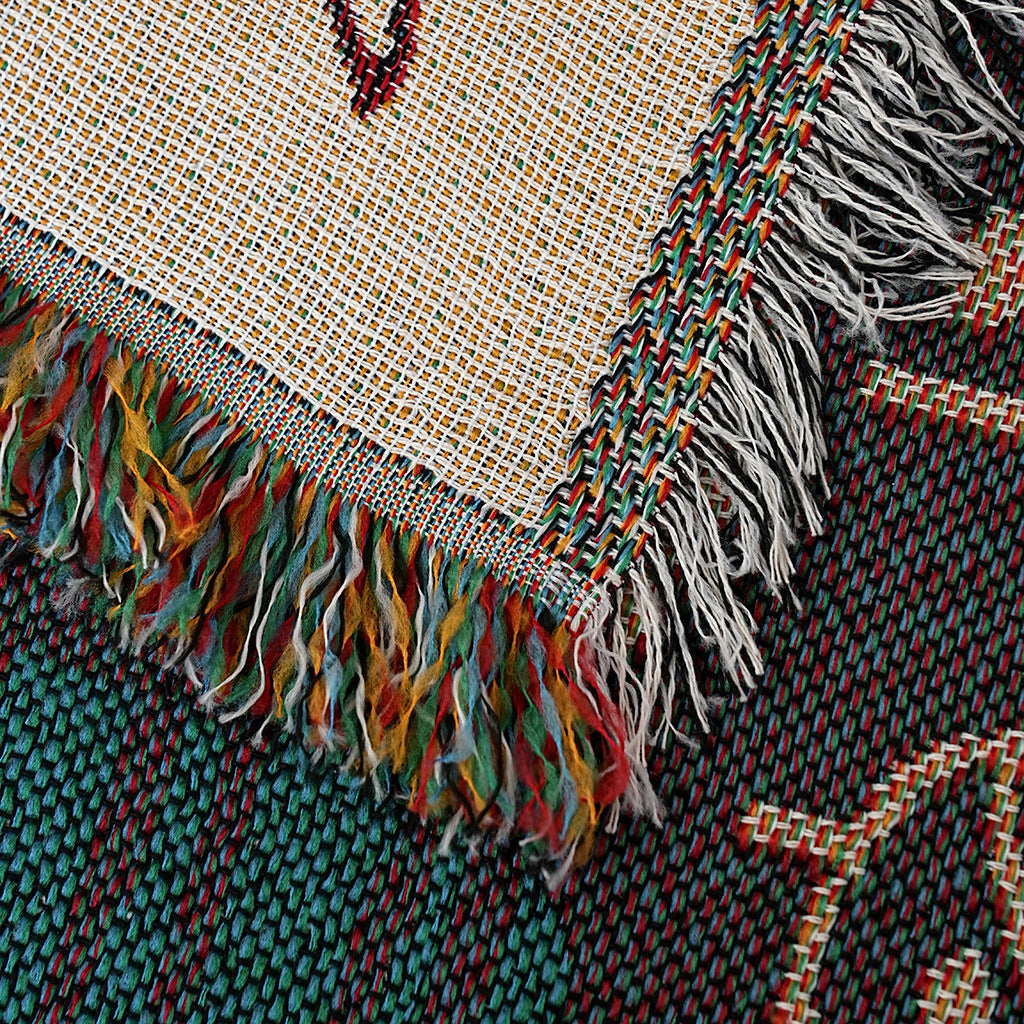 Whimsical Cat Garden Jacquard Throw Berriscent