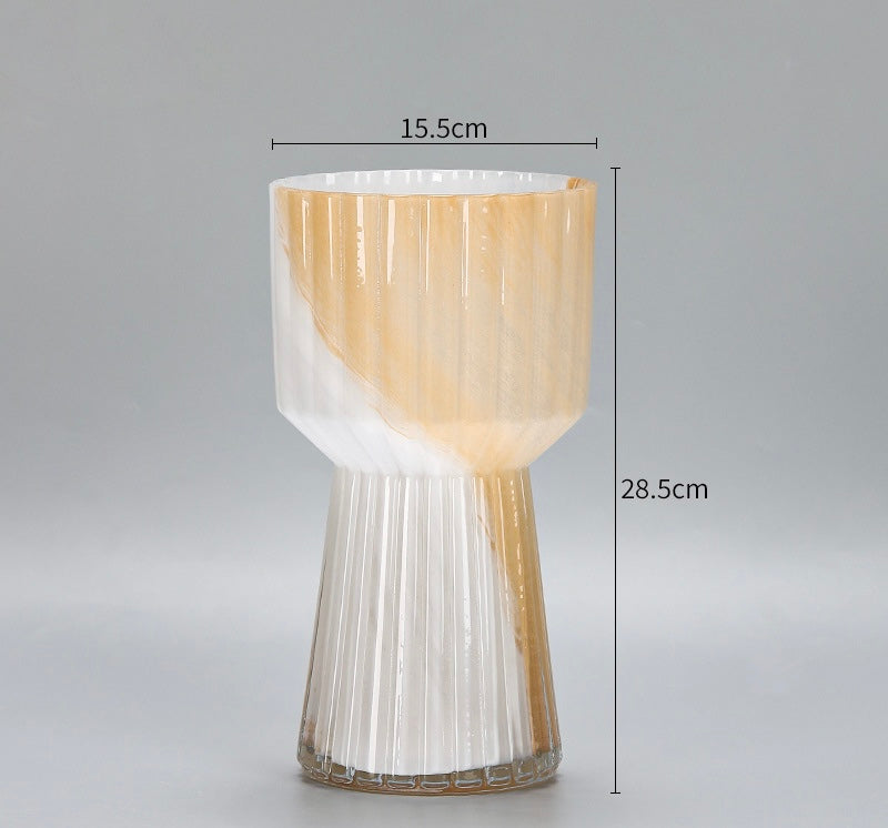 Sandy Marble Glass Vase Berriscent