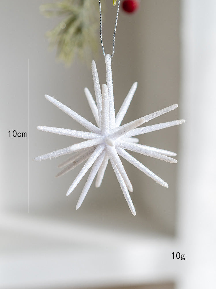 Starlight Symphony – Set of 5 Starburst Christmas Ornaments Berriscent