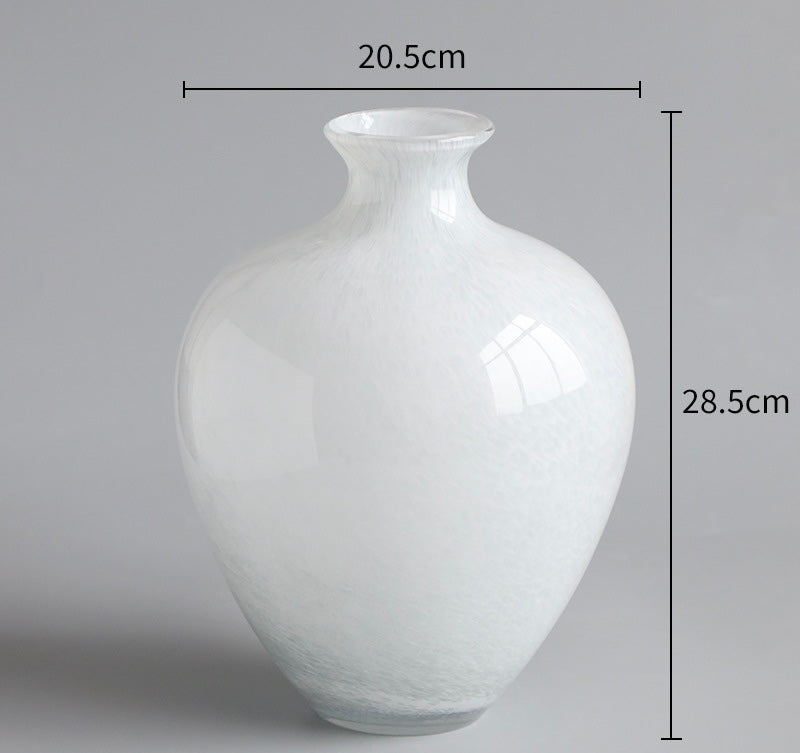 Aurora Frost Glass Vase Collection Berriscent