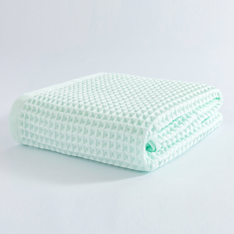 Waffle Weave Cotton Bath Towel Berriscent