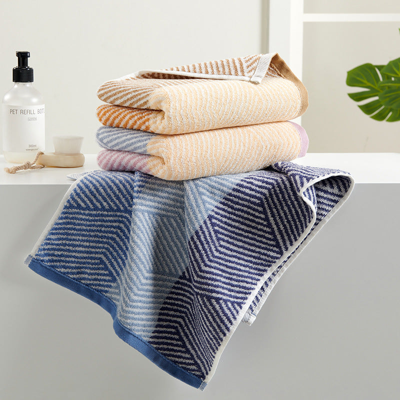 Geometric Weave Pure Cotton Hand Towel – Modern Texture, Everyday Luxury Berriscent