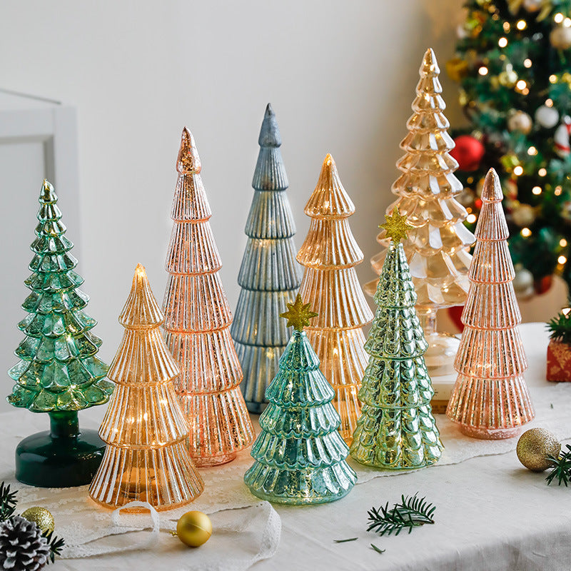 Christmas Glass Tree LED Collection – 12 Styles
