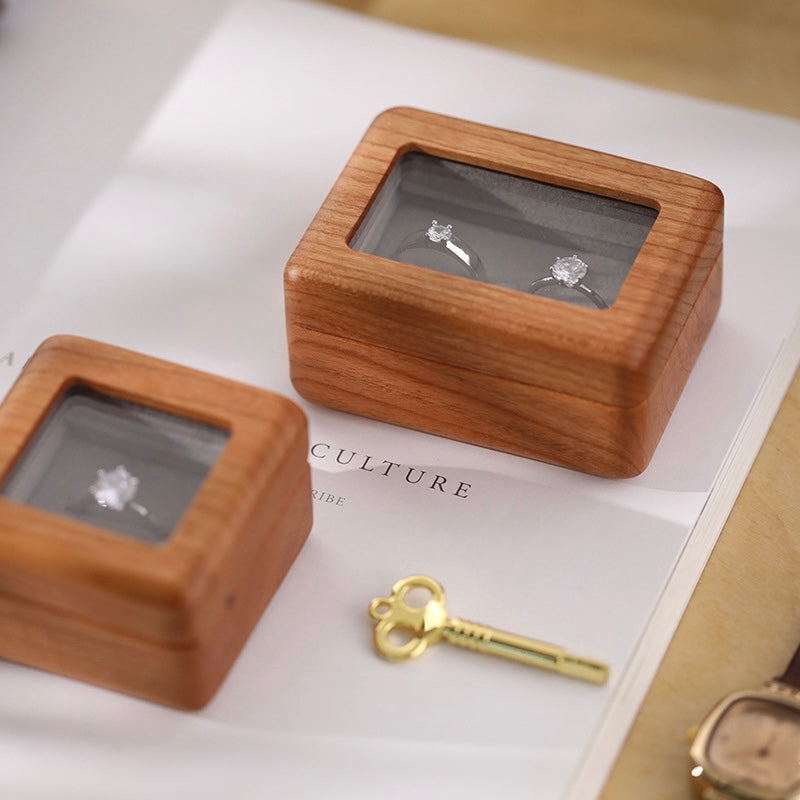 Aurora Heritage Wooden Ring Box Collection Berriscent