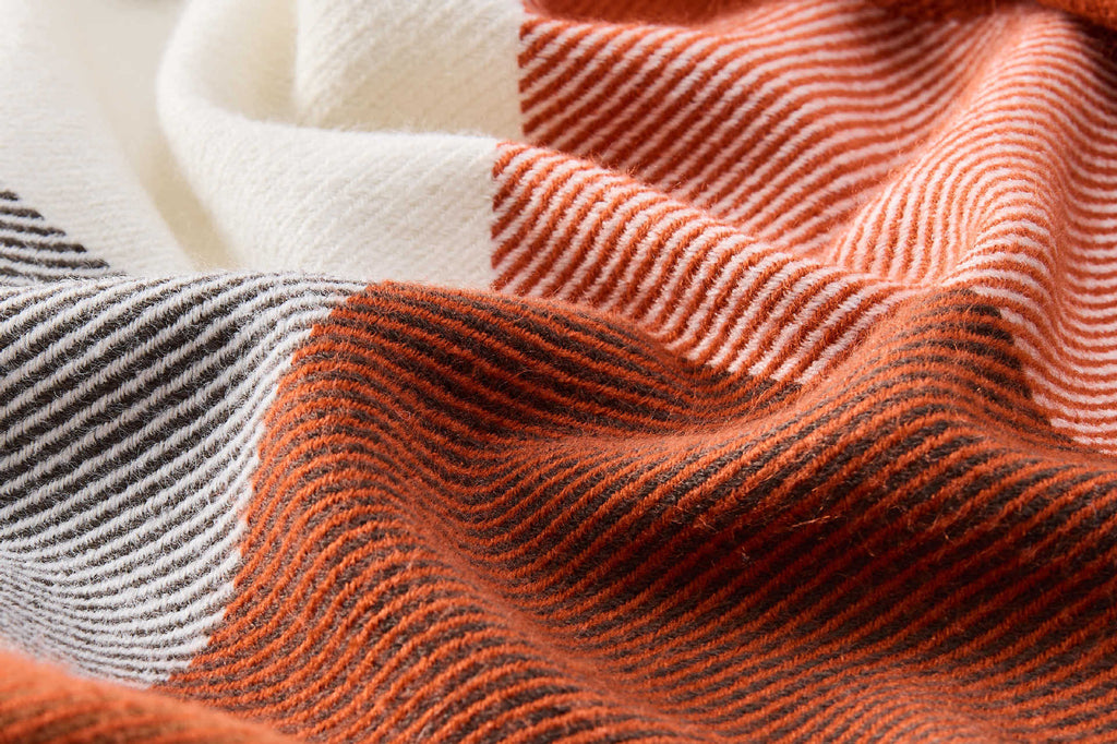 Plaid Tassel Woven Throw Blanket – Warmth & Style in Every Thread Berriscent