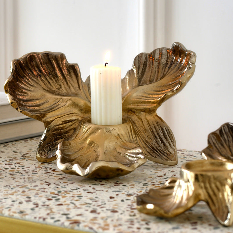Bloom Sculpt Aluminium Candle Holder Berriscent