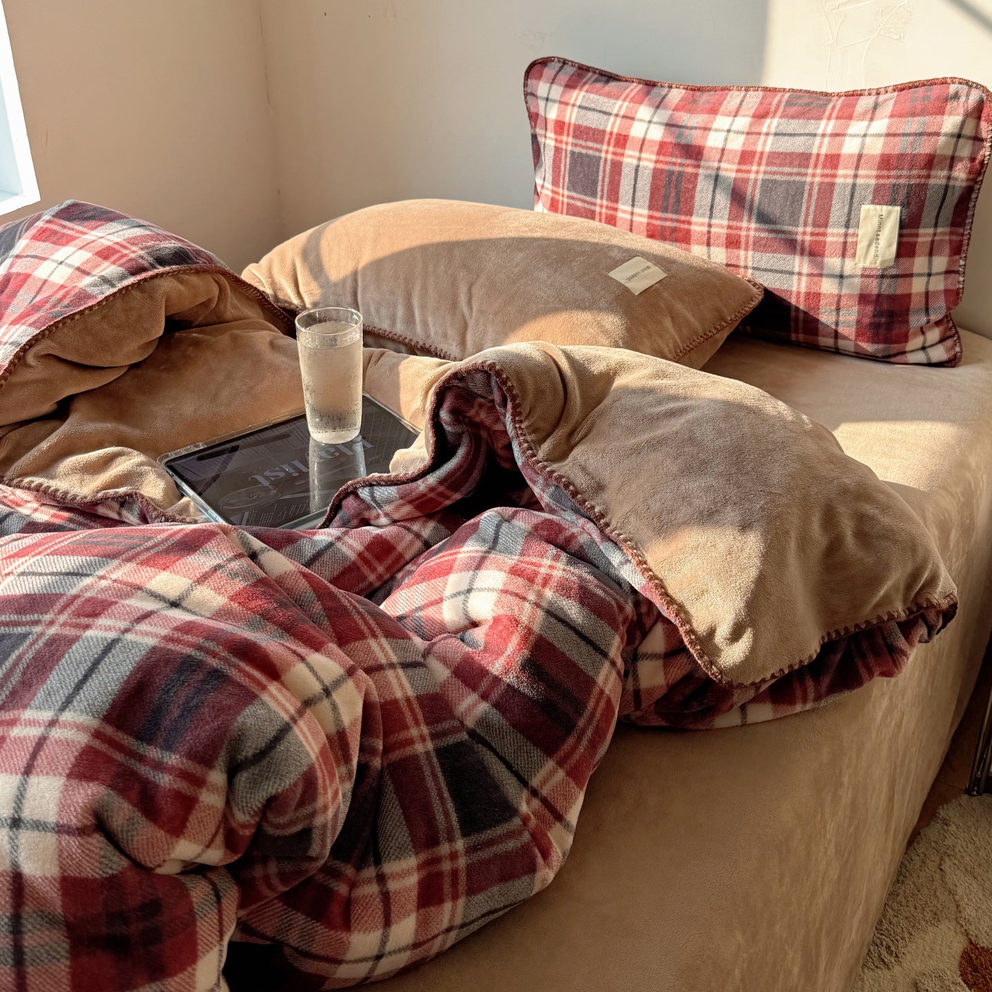 Warm Cabin Flannel Bedding Set Berriscent