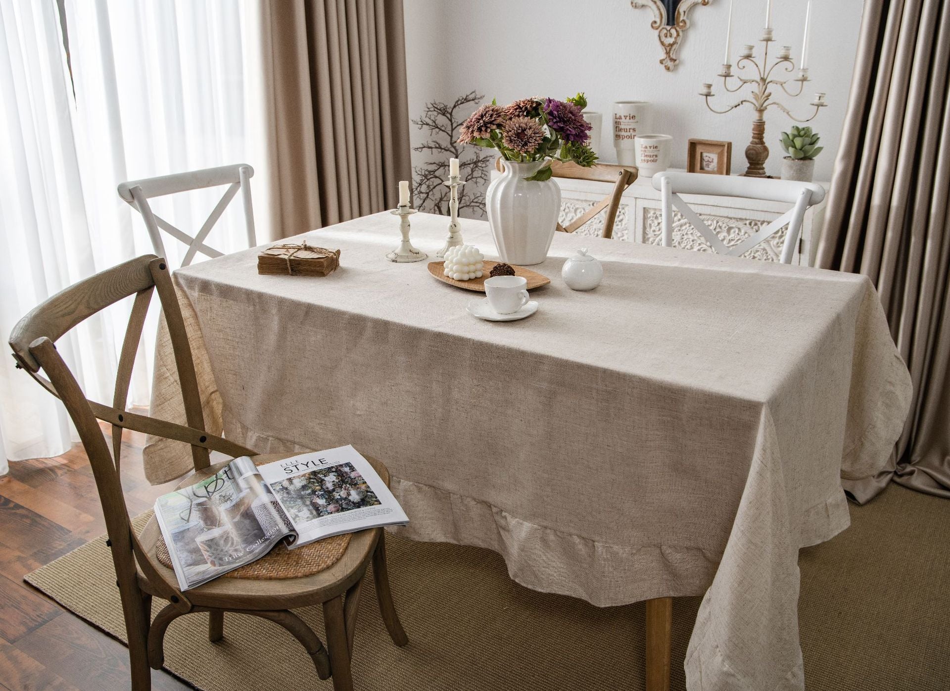 Rustic Harmony Tablecloth Collection Berriscent
