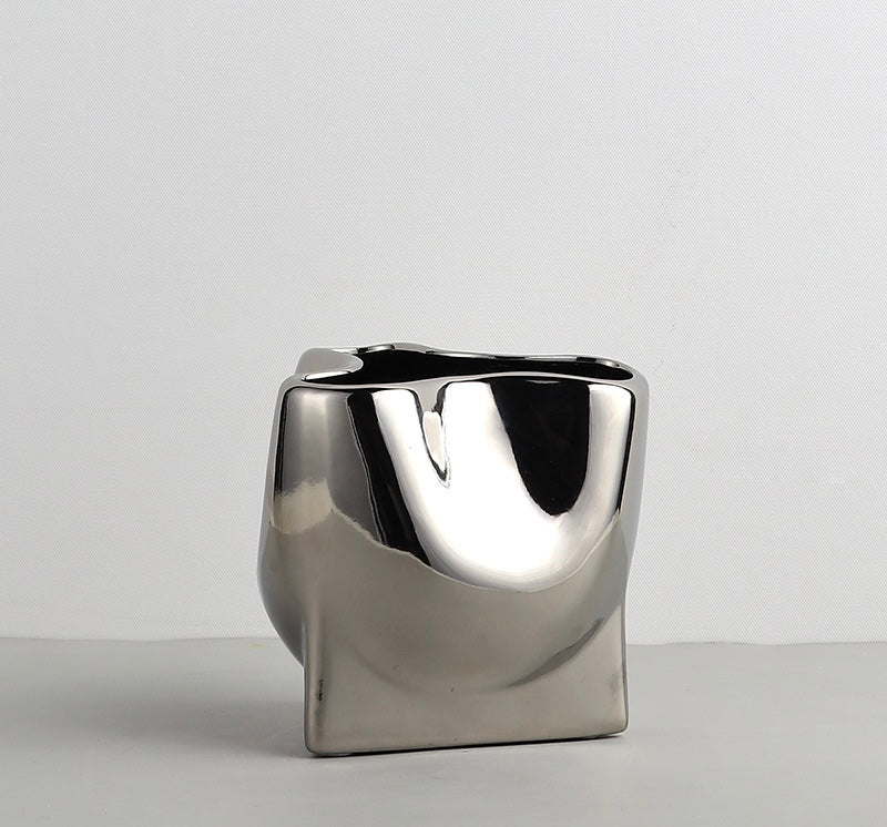 Silver Mirage Sculpture Vases — Collection Berriscent
