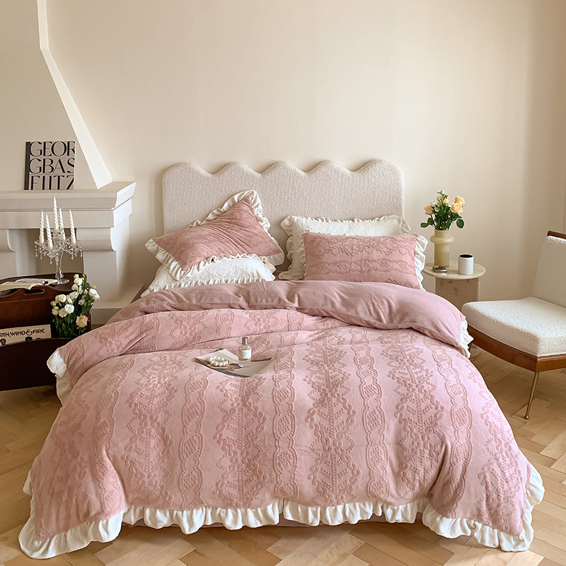 Rosé Château Bedding Set (4-Piece) Berriscent