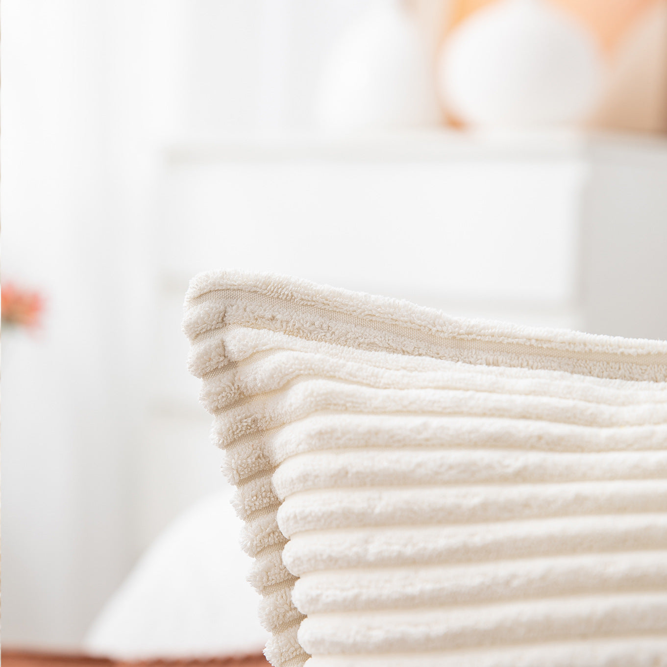 Corduroy Patchwork Cushion Cover Berriscent