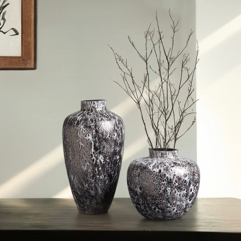 Lunar Stone Art Glass Vase Berriscent