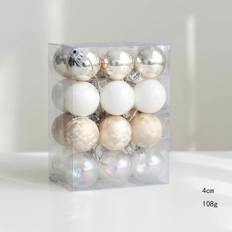 Luxury Gold & White Christmas Ornaments Collection – Elegant Baubles, Reindeer & Star Decorations
