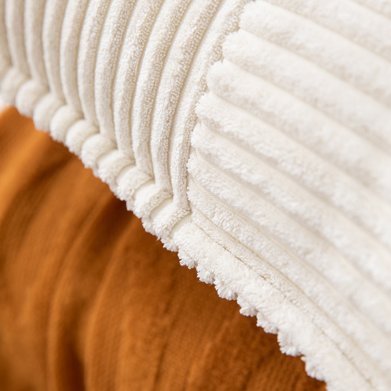 Corduroy Patchwork Cushion Cover Berriscent