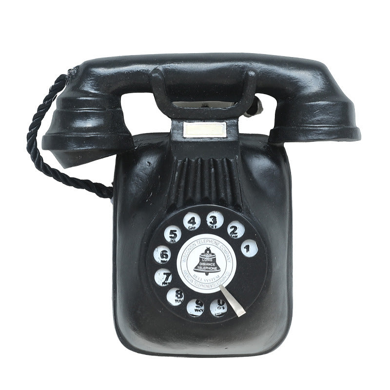 Vintage Rotary Wall Phone Ornament Berriscent