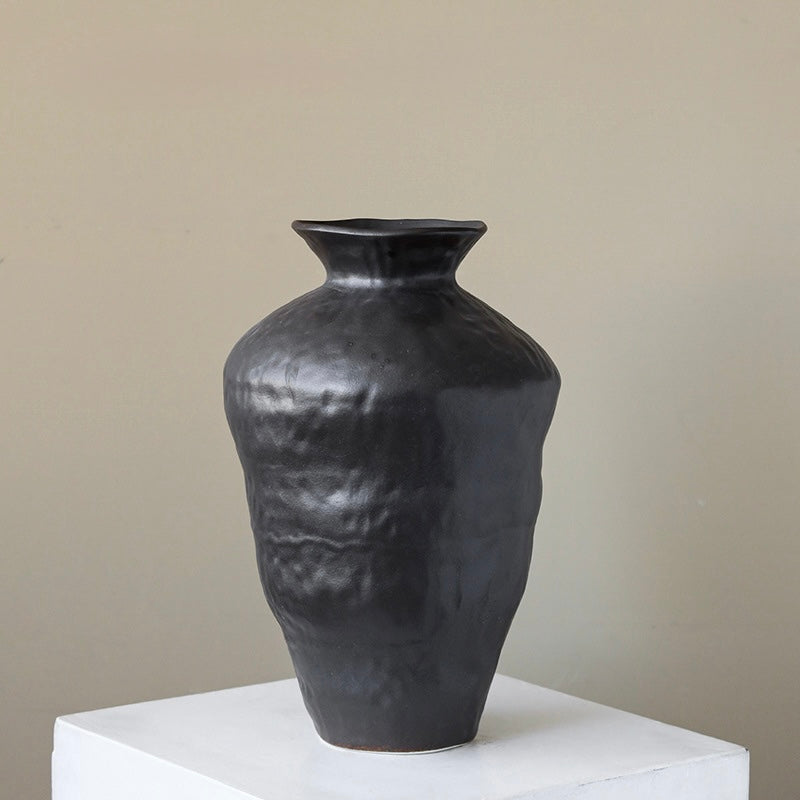 Obsidian Sculpture Vase Collection Berriscent
 