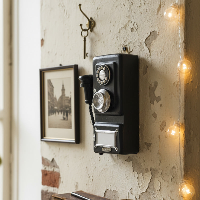 The "Industrial Operator" Tall Retro Wall Telephone Ornament Berriscent