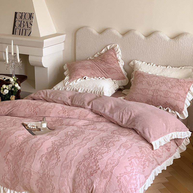Rosé Château Bedding Set (4-Piece) Berriscent