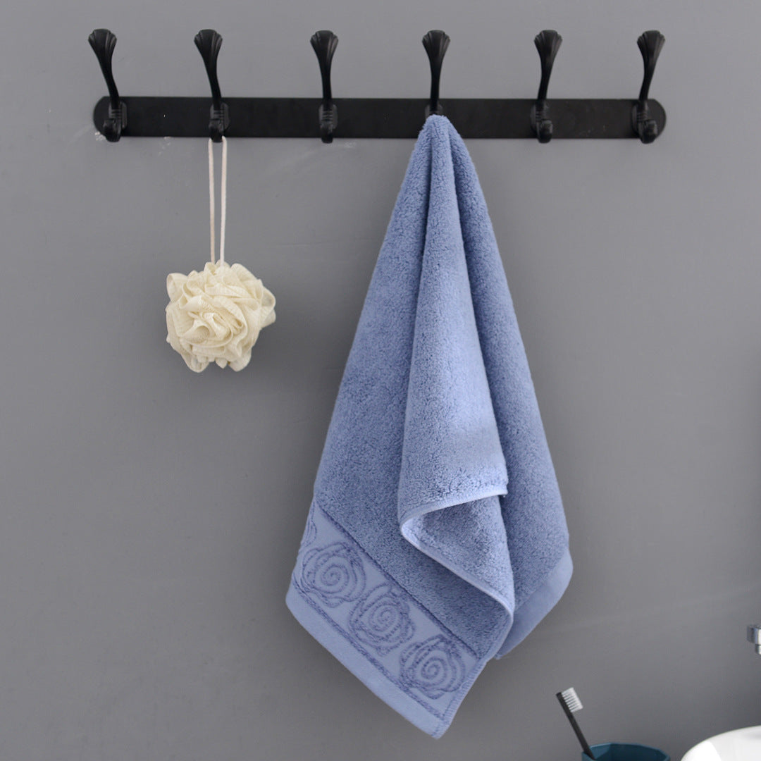 Floral Spiral Cotton Hand Towel Berriscent