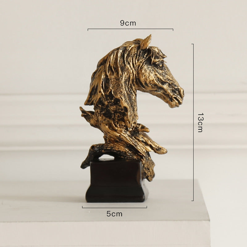 Ethereal Stallion Bust – Decorative Sculpture