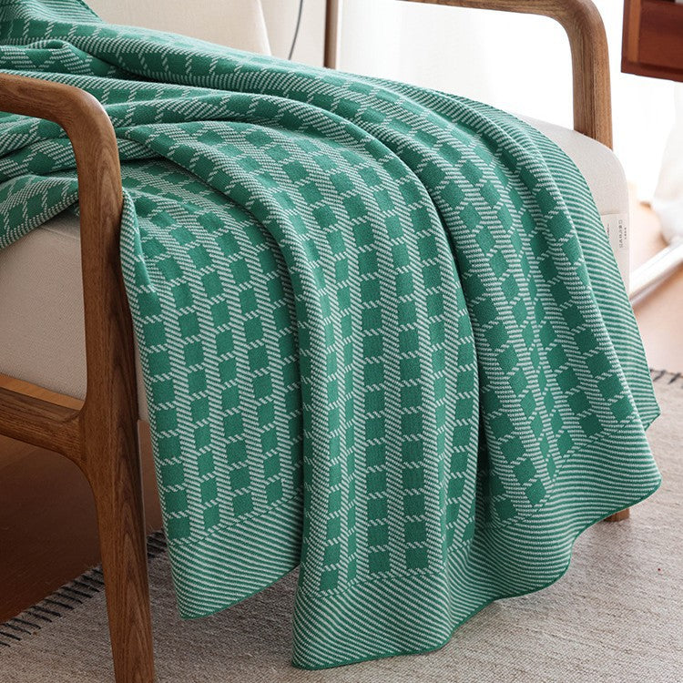 Pure Cotton Woven Throw Berriscent
