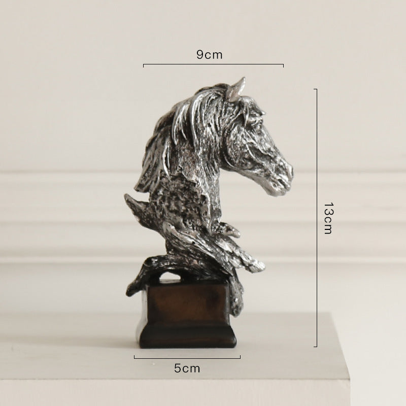 Ethereal Stallion Bust – Decorative Sculpture