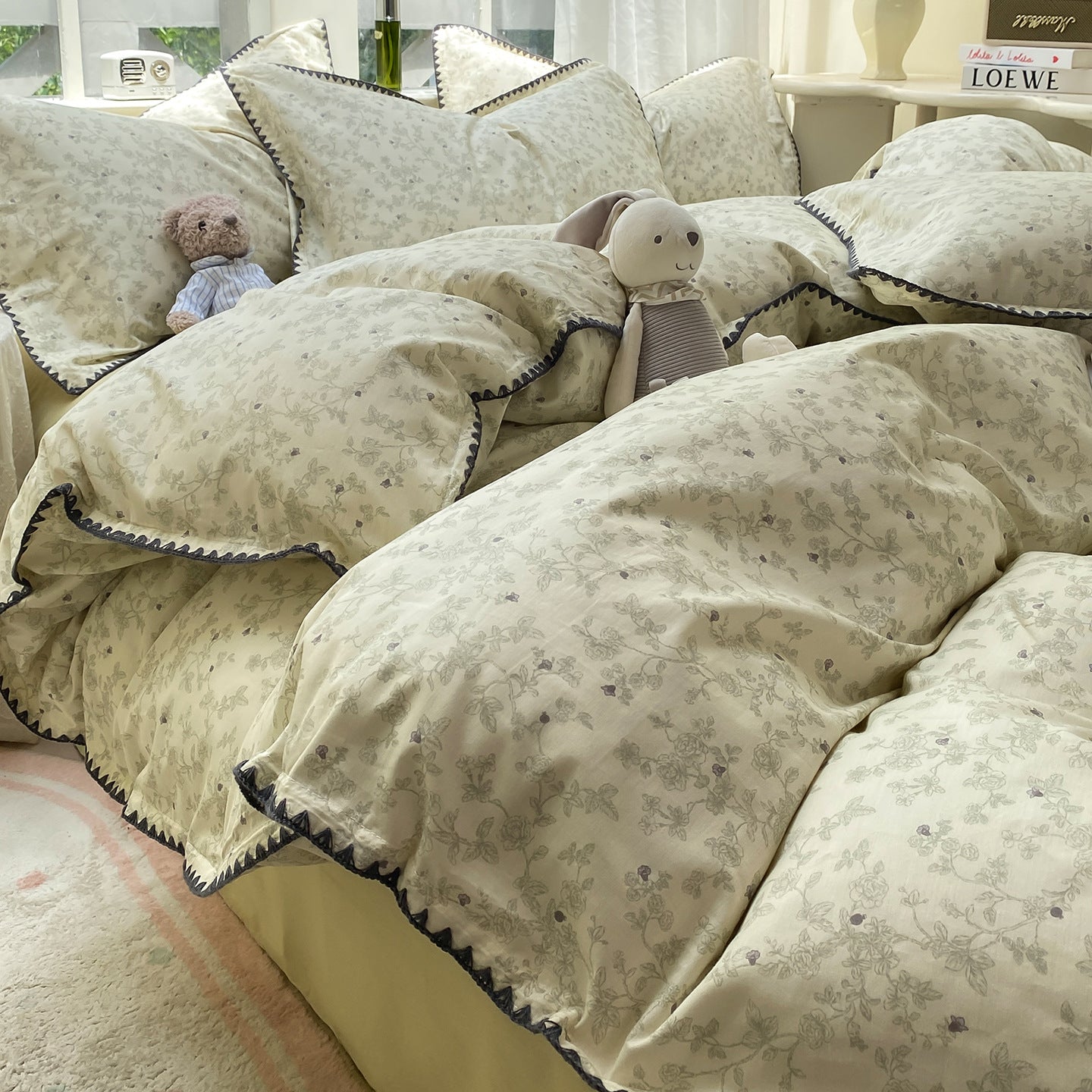 Playful Countryside Bedding Set (4-Piece Pure Cotton Set) Berriscent