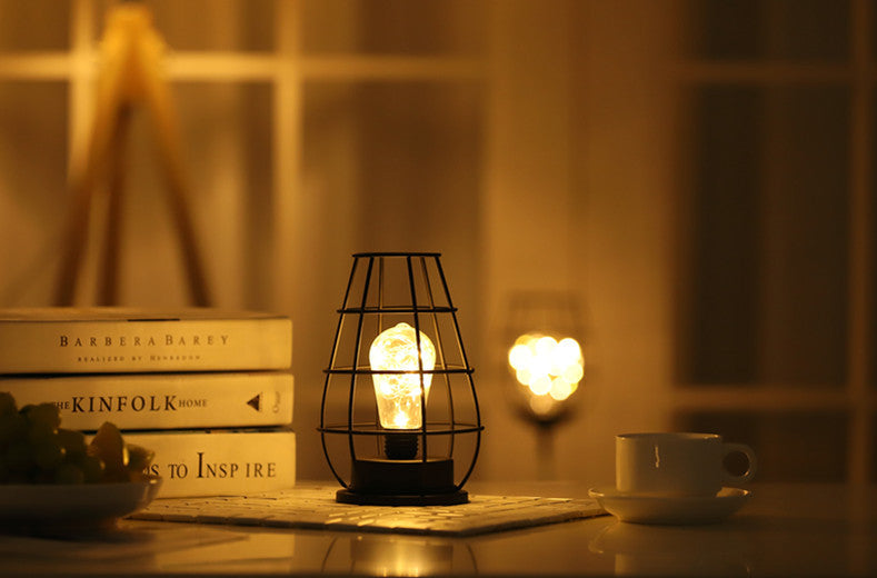 Industrial Glow Cage Lamp Collection