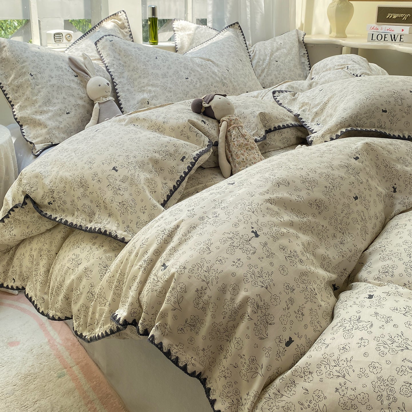 Playful Countryside Bedding Set (4-Piece Pure Cotton Set) Berriscent