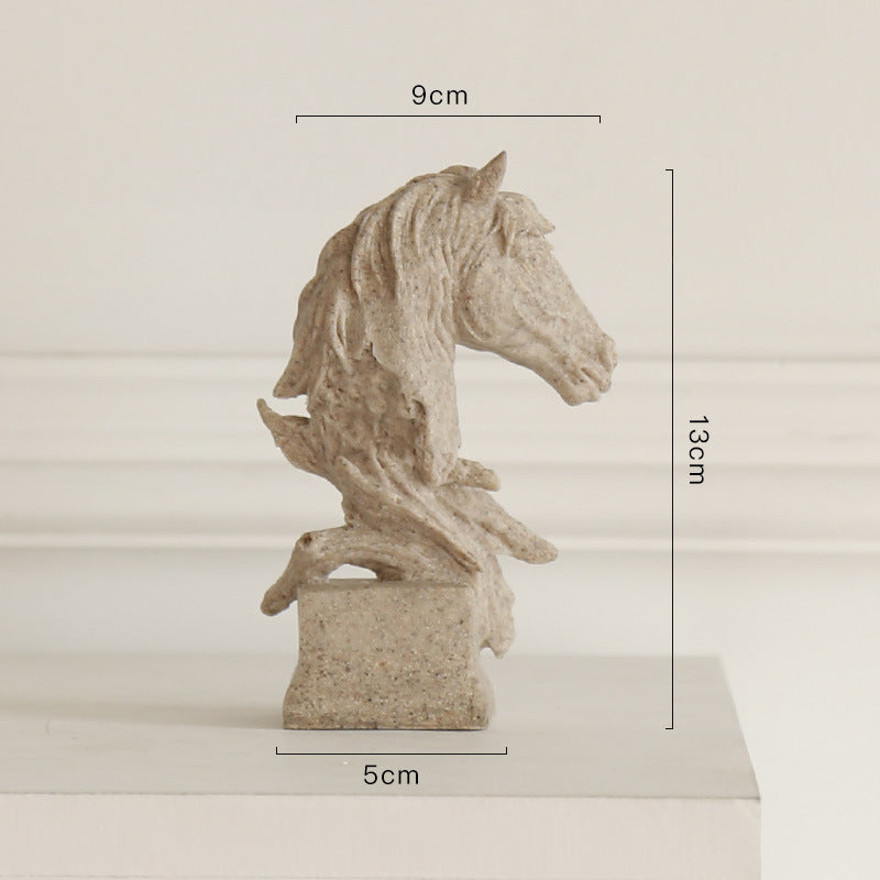 Ethereal Stallion Bust – Decorative Sculpture