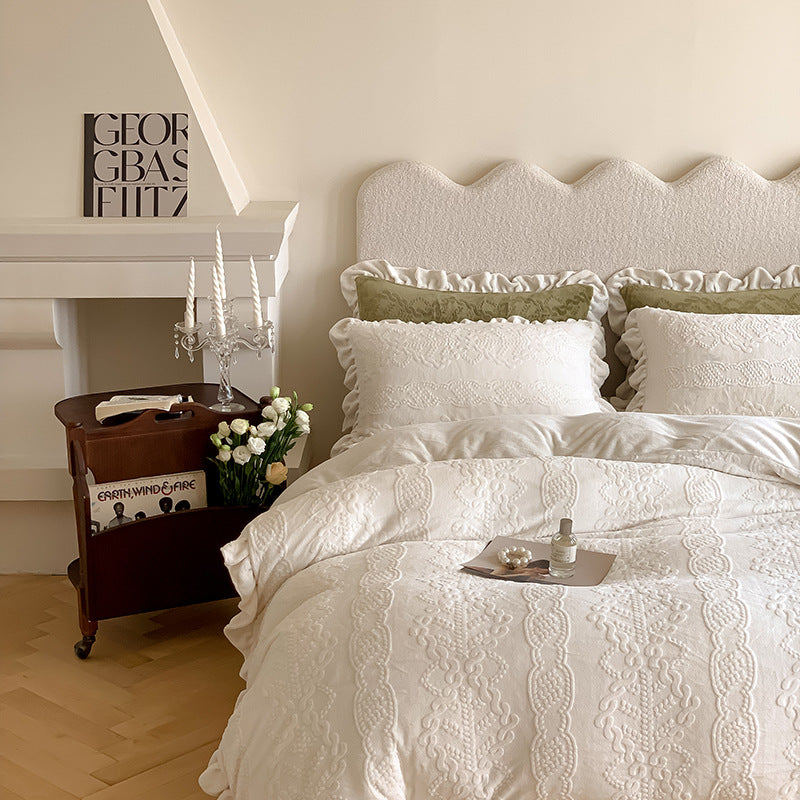 Ivory Château Bedding Set (4-Piece) Berriscent