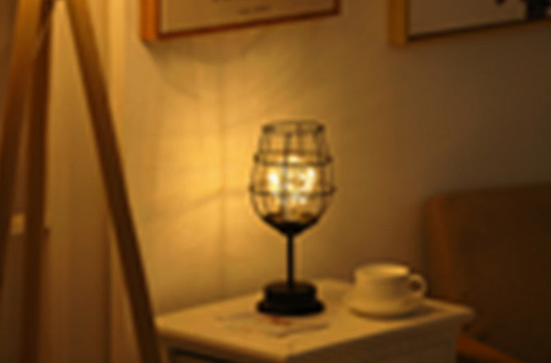 Industrial Glow Cage Lamp Collection