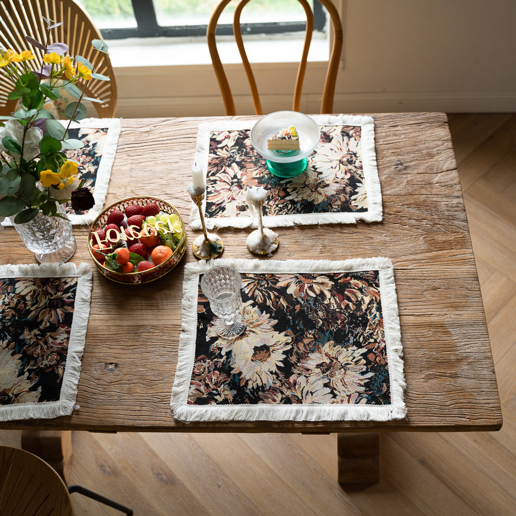 Nocturne Bloom Placemat – 30×45 cm Berriscent