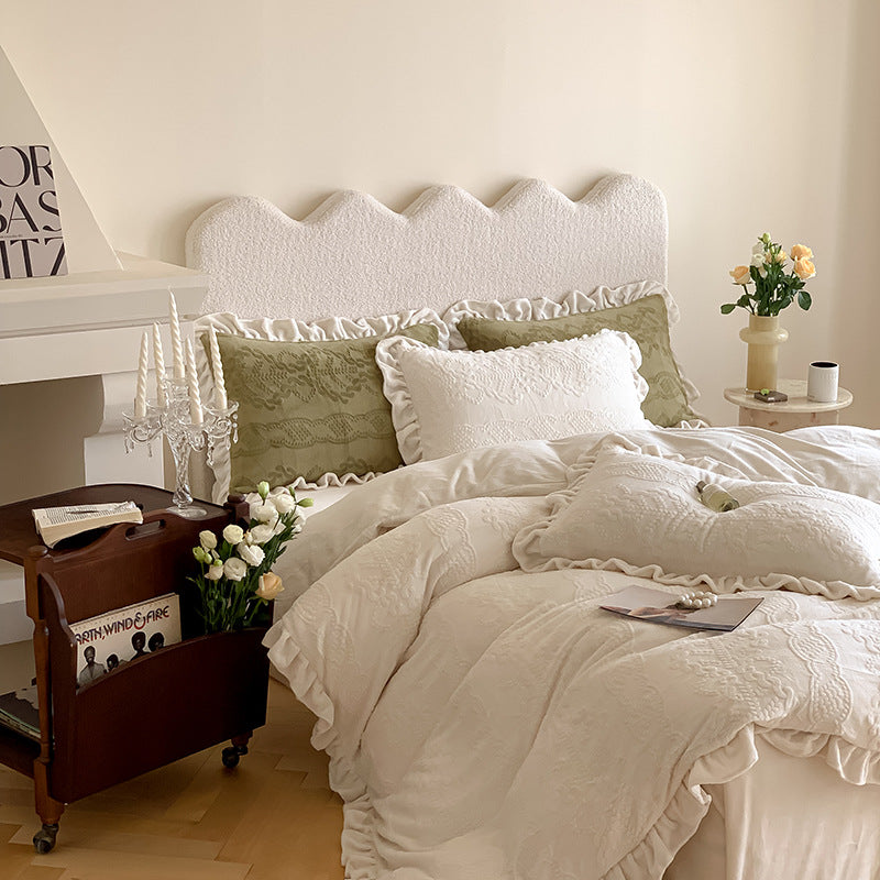 Ivory Château Bedding Set (4-Piece) Berriscent