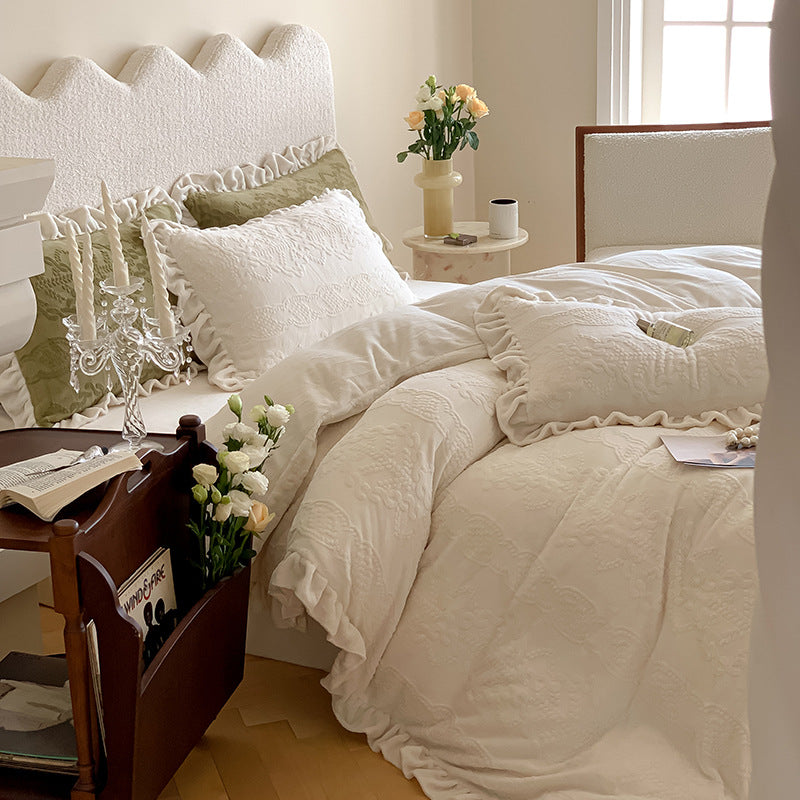 Ivory Château Bedding Set (4-Piece) Berriscent