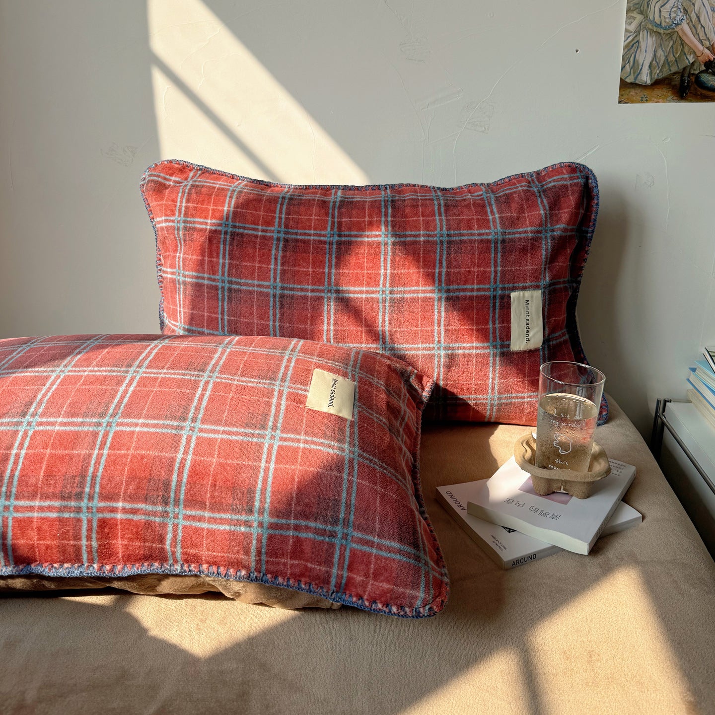 Autumn Plaid Flannel Bedding Set Berriscent