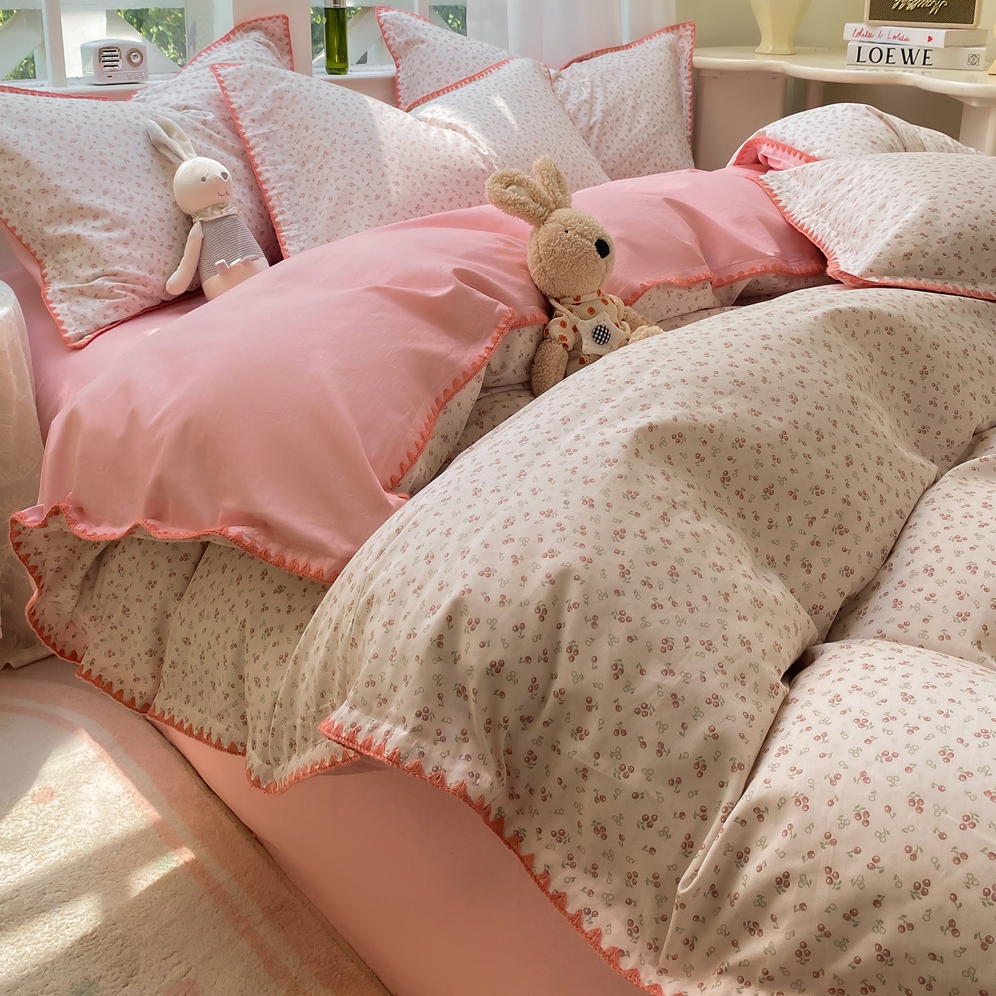 Playful Countryside Bedding Set (4-Piece Pure Cotton Set) Berriscent