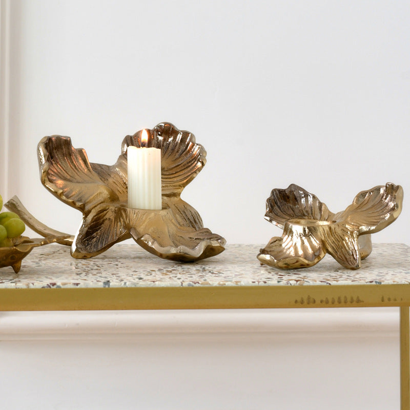 Bloom Sculpt Aluminium Candle Holder Berriscent